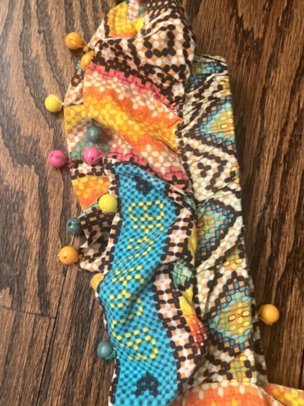 Farm Rio Banana Scarves Bohemian Sundress Sz Large MSRP $235 - Picture 7 of 10